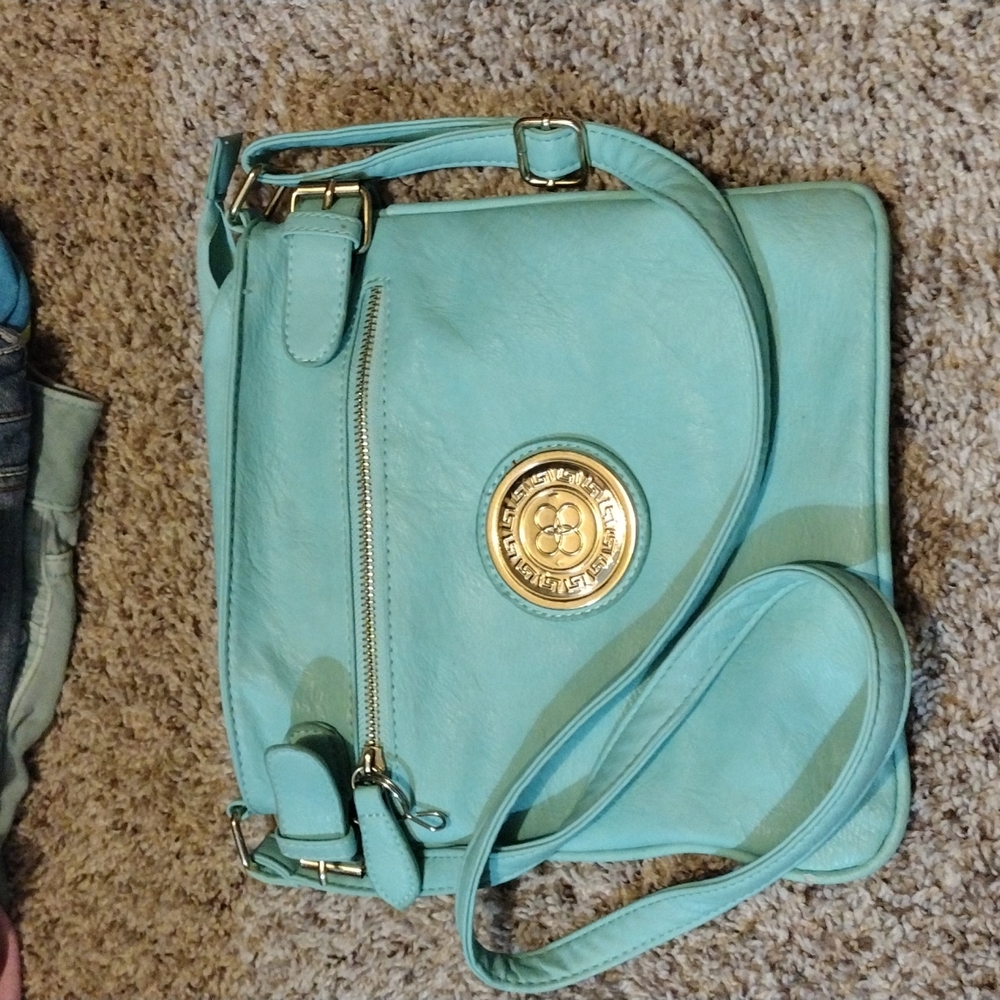 Teal Cross Body Bag